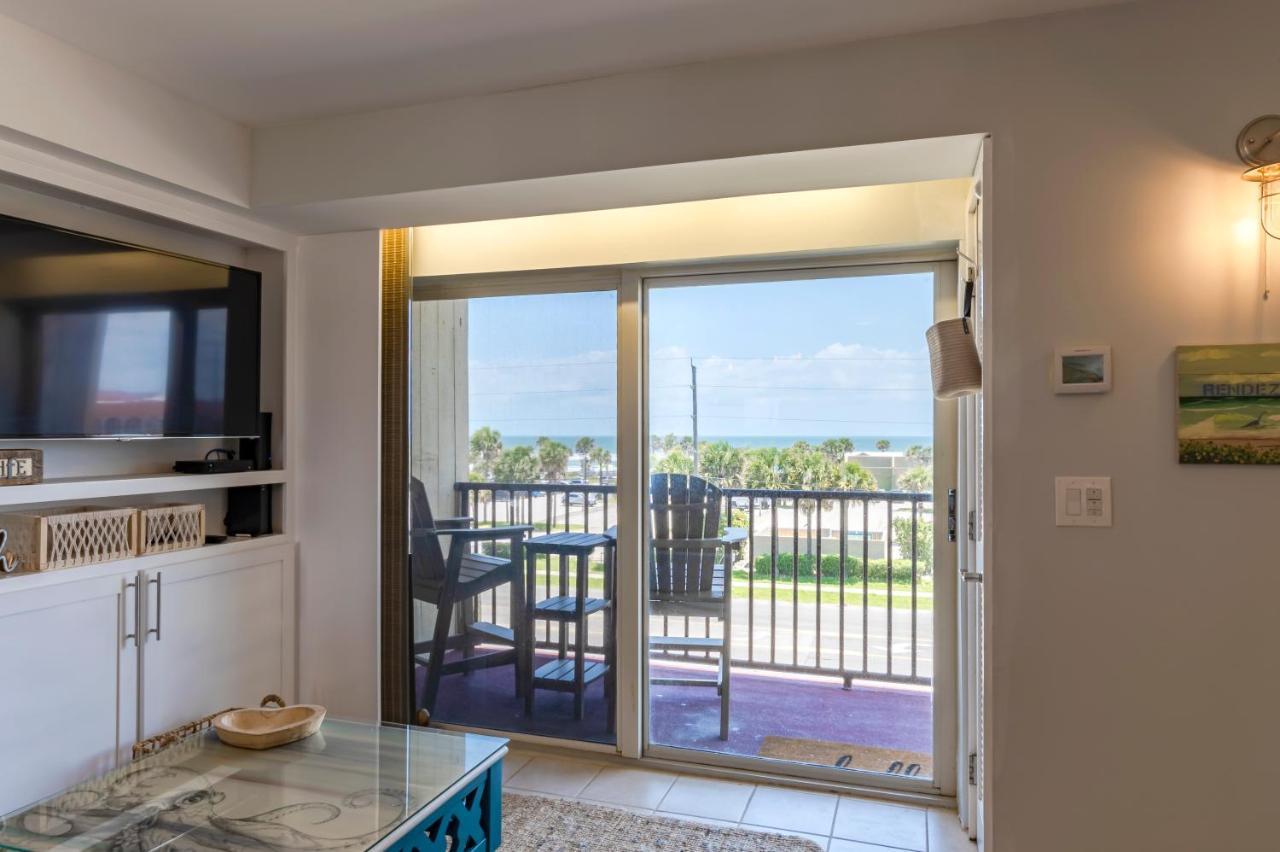 Stunning Ocean Views Steps From The Beach With Pool! Fabulous 4Th Floor Studio! 新士麦那海滩 外观 照片